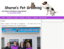 Tablet Screenshot of harrisburgpetgrooming.com